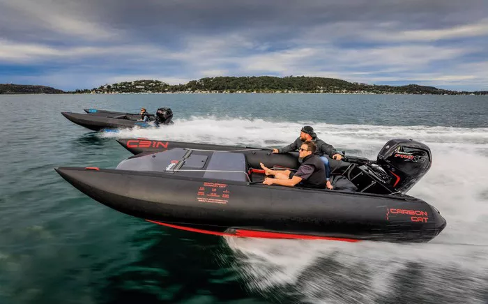 Mini Power Catamaran
